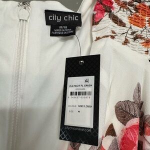 City Chic Cream Dress Blazers & Suit Jackets